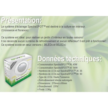 SpectraSPOT 36 GROW FLORALED