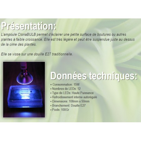 ClonaBULB 168 / 15W