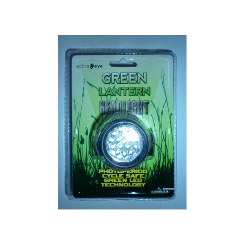 Lampe frontale LED Verte