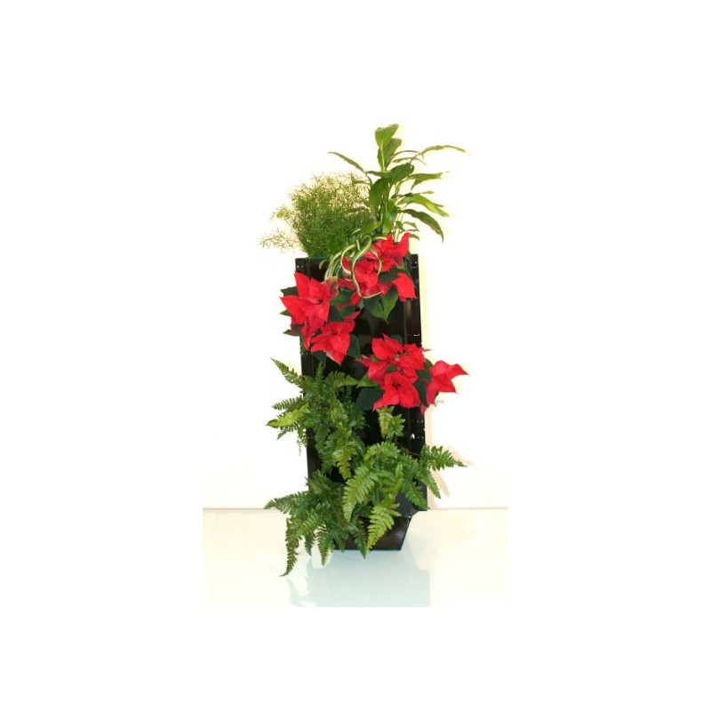 Jardinière verticale avec socle en Inox 25cm