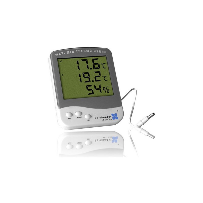 Thermomètre / Hygromètre Int / Ext avec sonde Hortiline