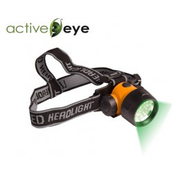 Lampe frontale LED Verte