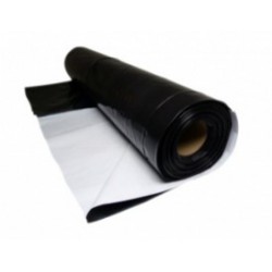 Bâche 100m x 2m - 85 µm - Noir et Blanche