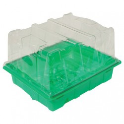 Serre léonardo mini-serre 20 x 16 x 14 cm, avec couvercle