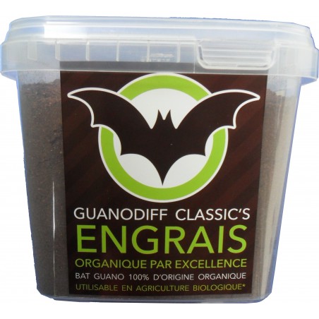 Guano chauve-souris 1 Litre Poudre (0.62kg)