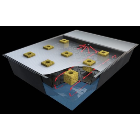 Gro-Tank 205 Système NFT 70 x 40 x 20 cm