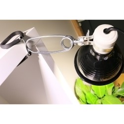 Support ampoule avec pince et douille E27 2