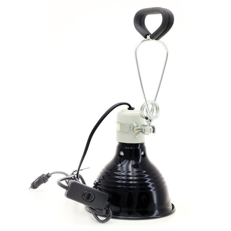 Support ampoule avec pince et douille E27