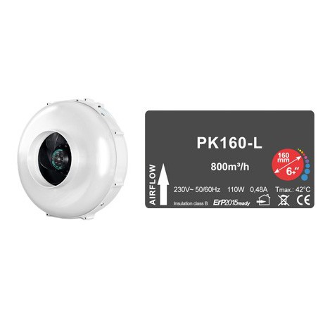Extracteur Prima Klima 800 m3/h - 160mm