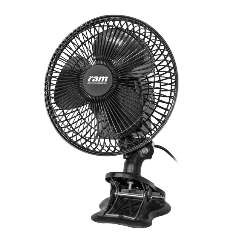 Ventilateur Ram Oscillant 180mm 20W