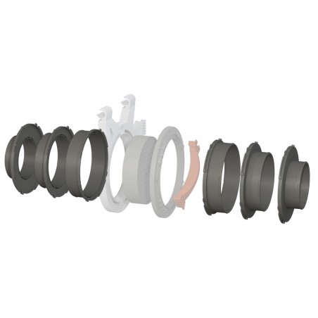 Ducting Flange - Connecteur 125mm (Tube 16mm)