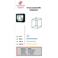 Hydro Shoot 80 x 60 x 80 cm Propagator 2