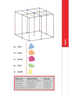 Hydro Shoot - 240 x 240 x 200 cm 2