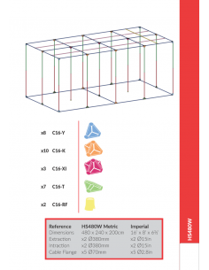 Hydro Shoot - 480 x 240 x 200 cm 2
