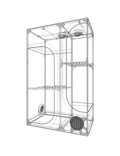 Dark Lodge 4 - 160 x 120 x 198 cm 2