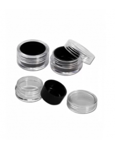 BHO - Boite Plastique intérieur silicone Blanc - 10ml -...