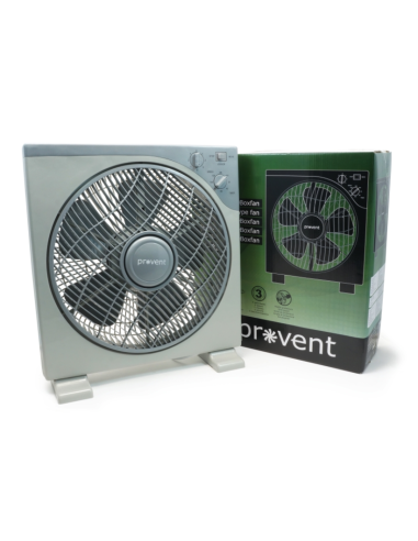 Ventilateur plat carré 30cm + grille rotative